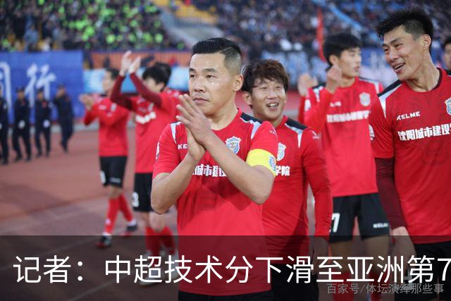 记者：中超技术分下滑至亚洲第7 亚冠席位变为2+2